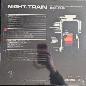Various : Night/Train - Transcontinental Landscapes 1968-2019 (2xLP, Comp, Ltd, Tra)