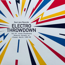 Load image into Gallery viewer, Various : Electro Throwdown (Sci-Fi Inter-Planetary Electro Attack On Planet Earth 1982-89) (2xLP, Comp)