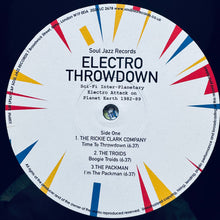 Load image into Gallery viewer, Various : Electro Throwdown (Sci-Fi Inter-Planetary Electro Attack On Planet Earth 1982-89) (2xLP, Comp)