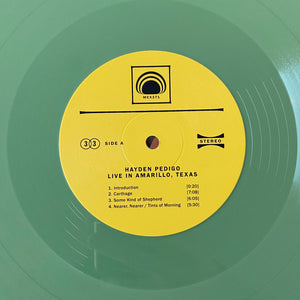 Hayden Pedigo : Live in Amarillo, Texas (LP, Ltd, Gre)