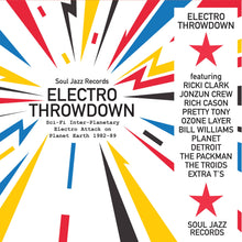 Load image into Gallery viewer, Various Artists | Electro Throwdown (Sci-Fi Inter-Planetary Electro Attack On Planet Earth 1982-89)